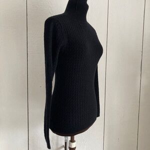 Catherine Malandrino Black Turtleneck Sweater Size PS
